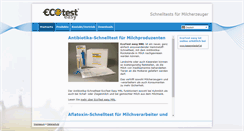 Desktop Screenshot of ecotest-easy.com